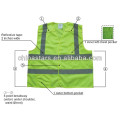 5 Point Breakaway Reflective Safety Vest Lime or Orange